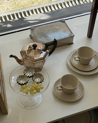 Silver plated teapot - NEROLI