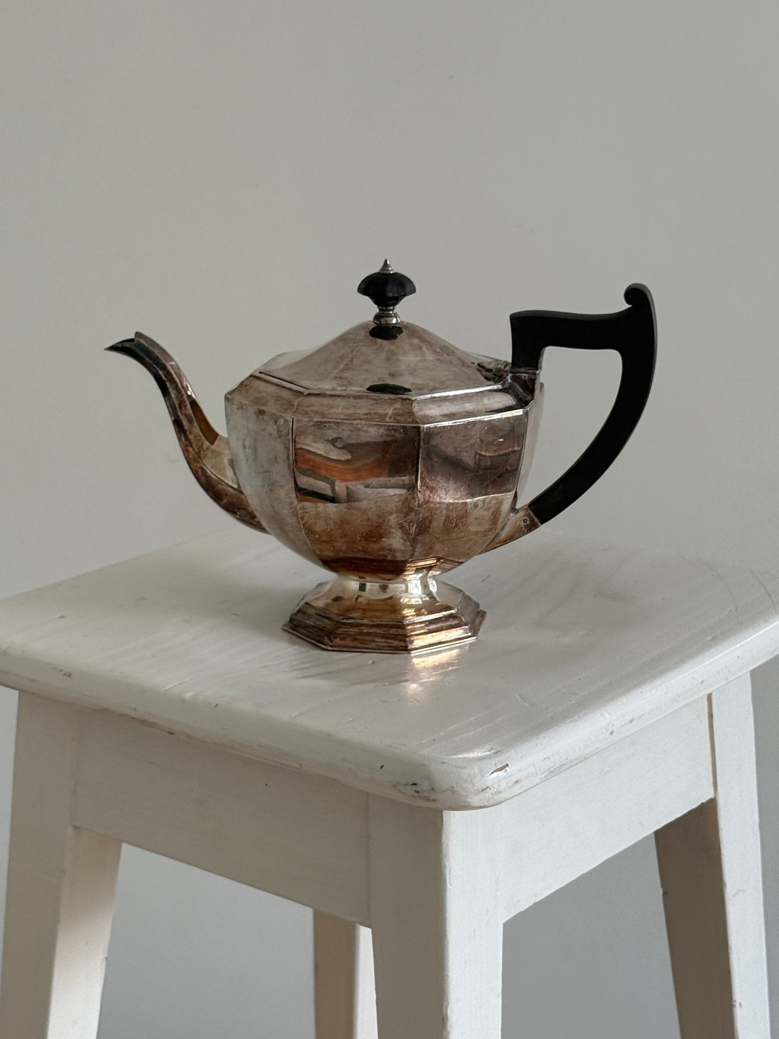 Silver plated teapot - NEROLI