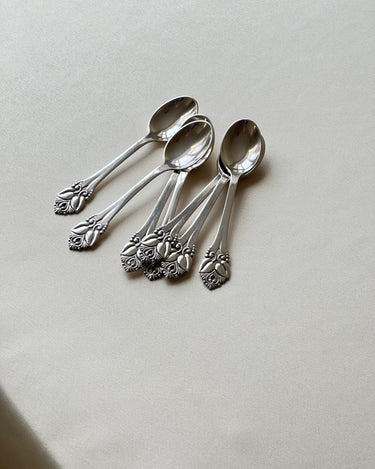 Silver plated teaspoons (7 pcs) - NEROLI