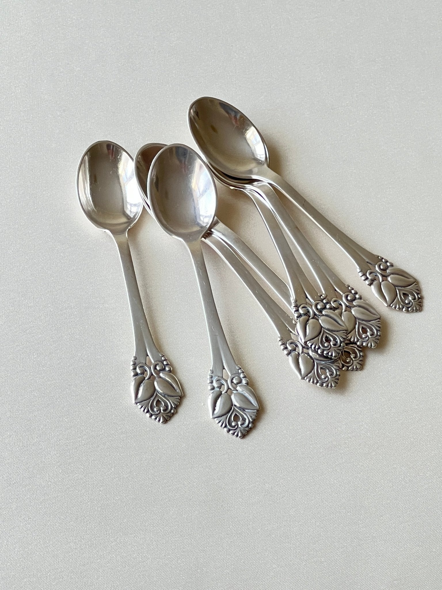 Silver plated teaspoons (7 pcs) - NEROLI