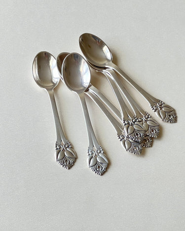 Silver plated teaspoons (7 pcs) - NEROLI