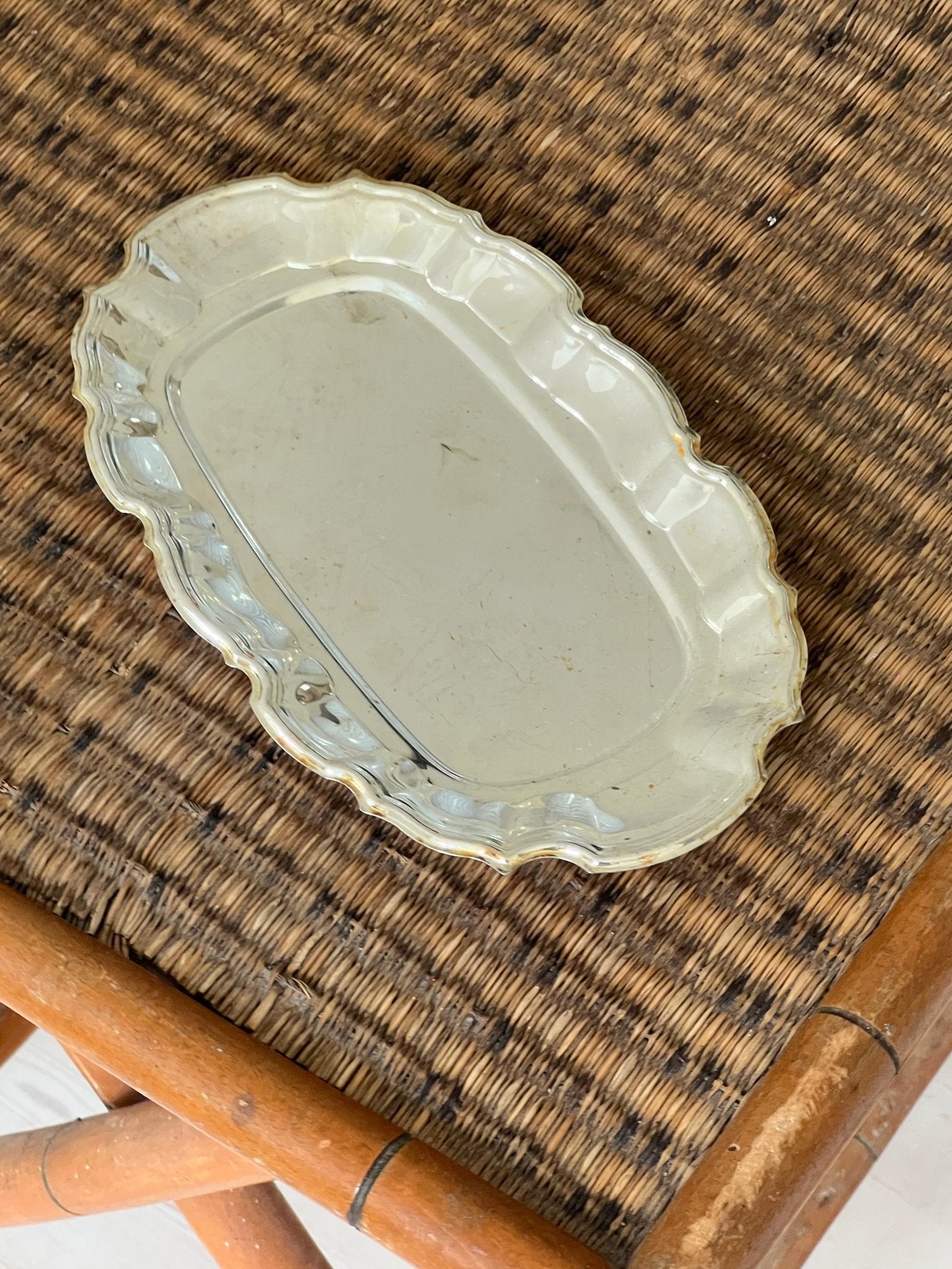 Silver plated tray - NEROLI