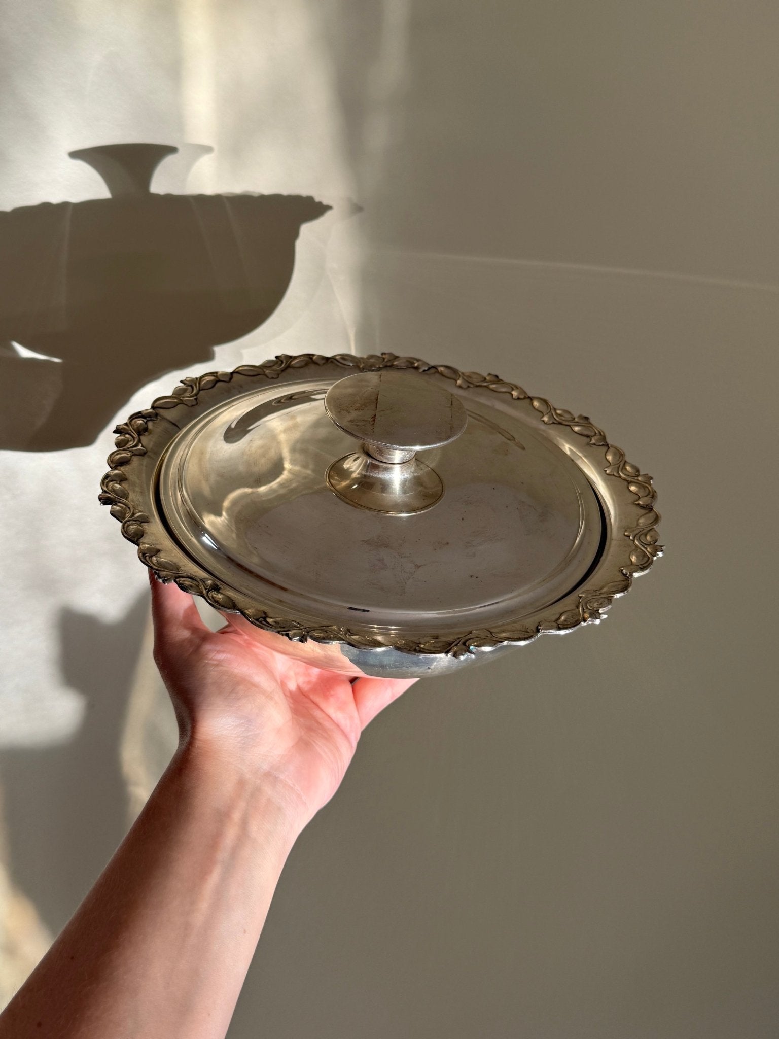 Silver plated tureen - NEROLI