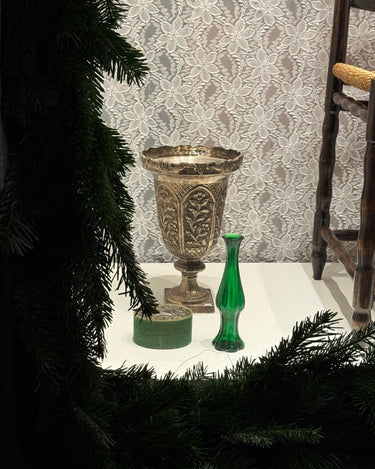 Silver plated vase - NEROLI