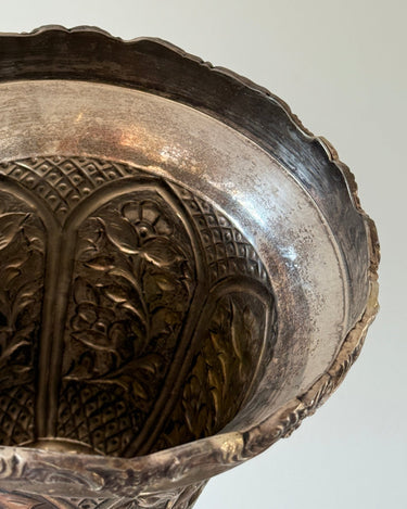 Silver plated vase - NEROLI