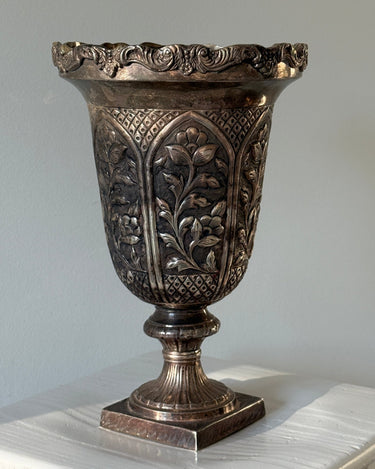 Silver plated vase - NEROLI