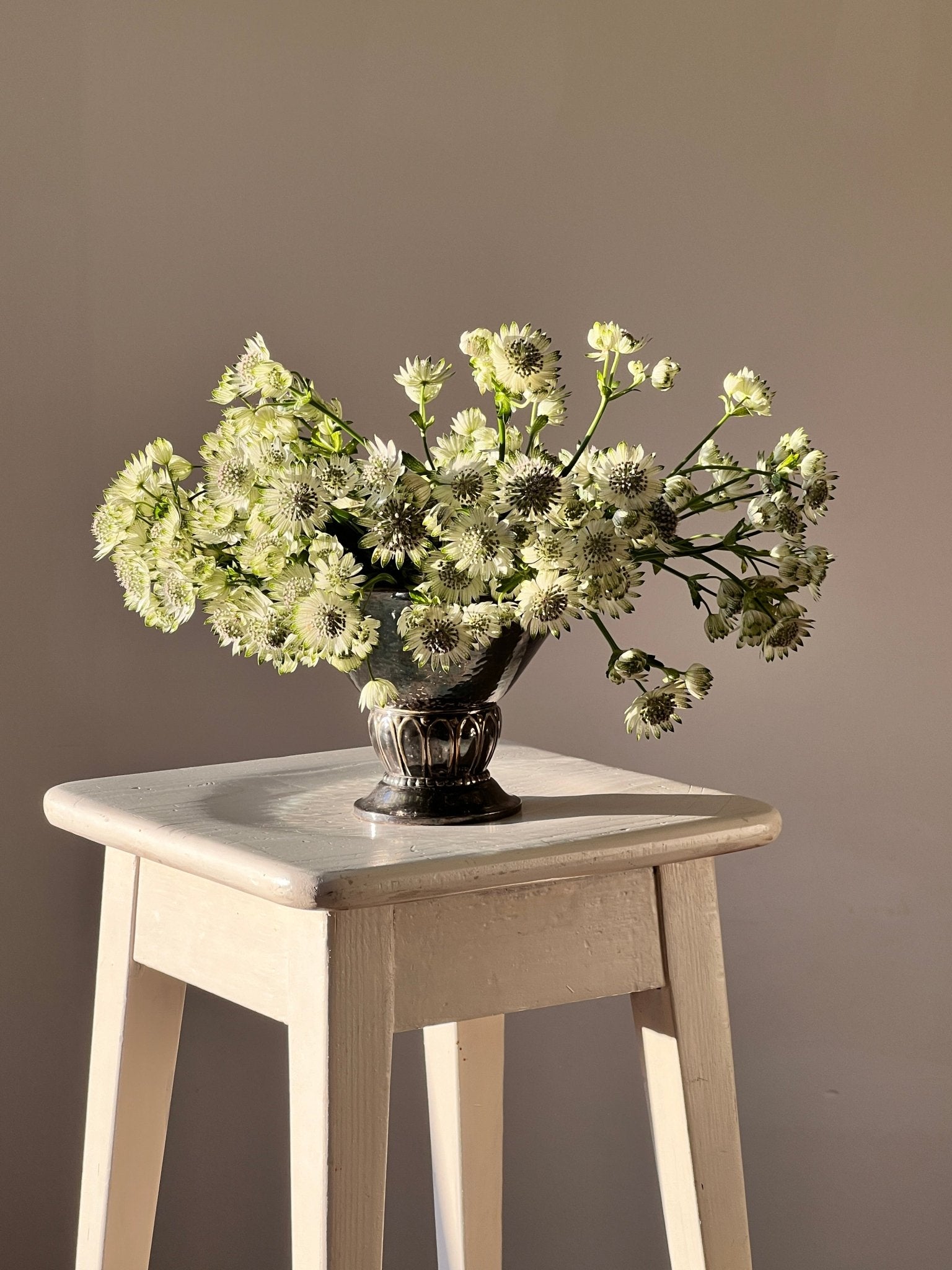 Silver plated vase - NEROLI