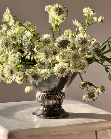 Silver plated vase - NEROLI