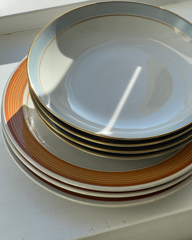Sky blue breakfast bowls (4 pcs) - NEROLI