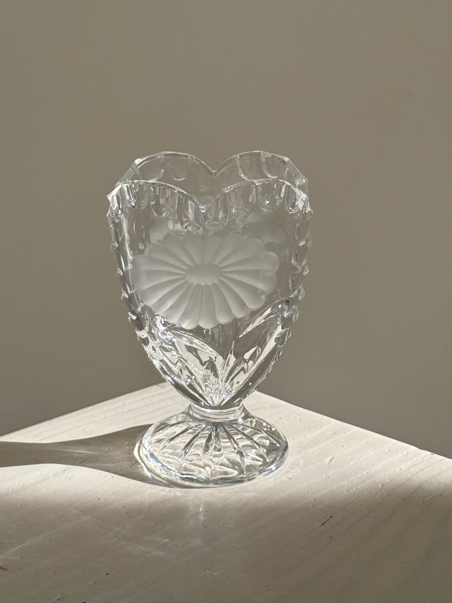 Small crystal vase - NEROLI