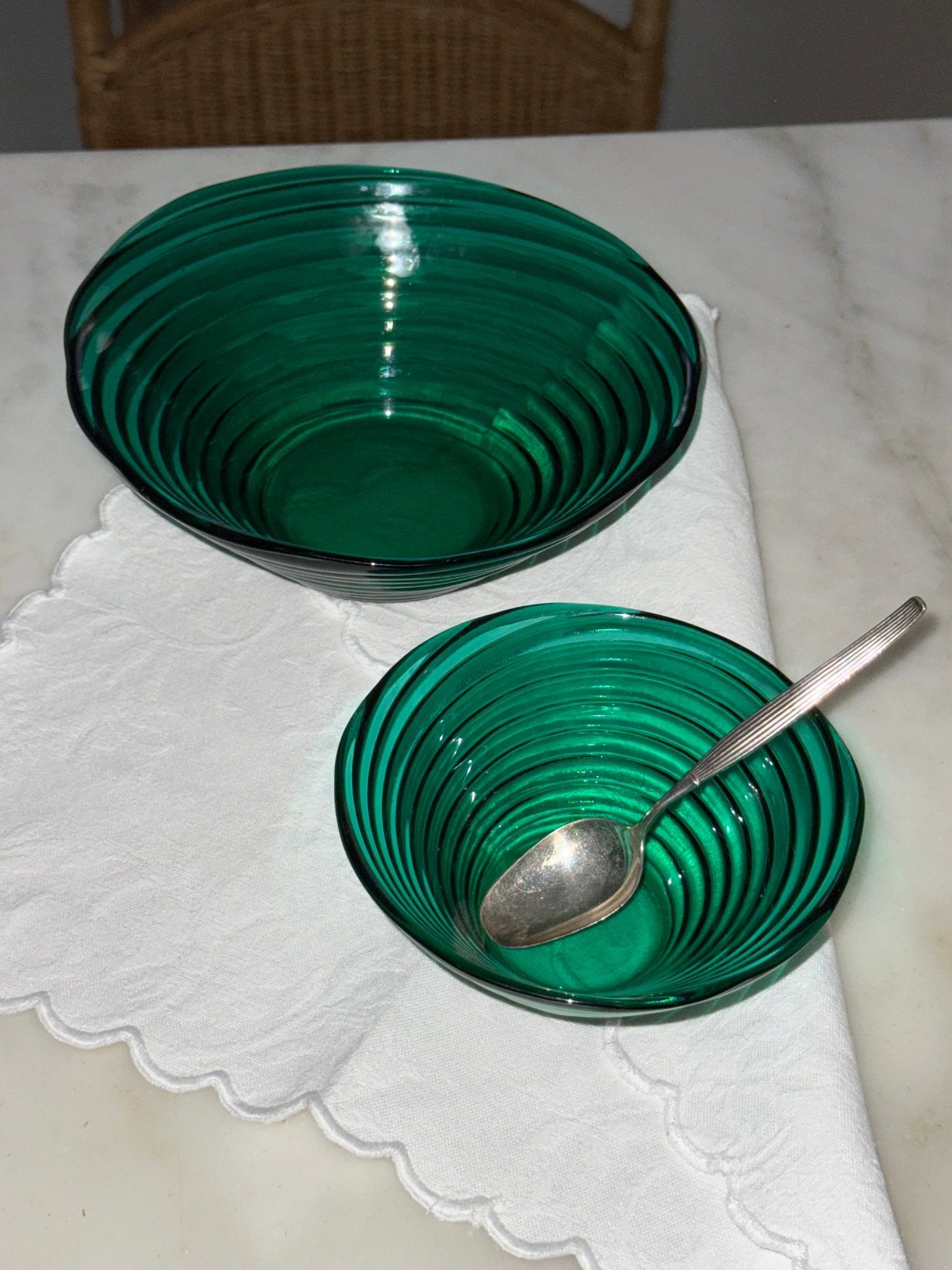 Small glass bowl - NEROLI