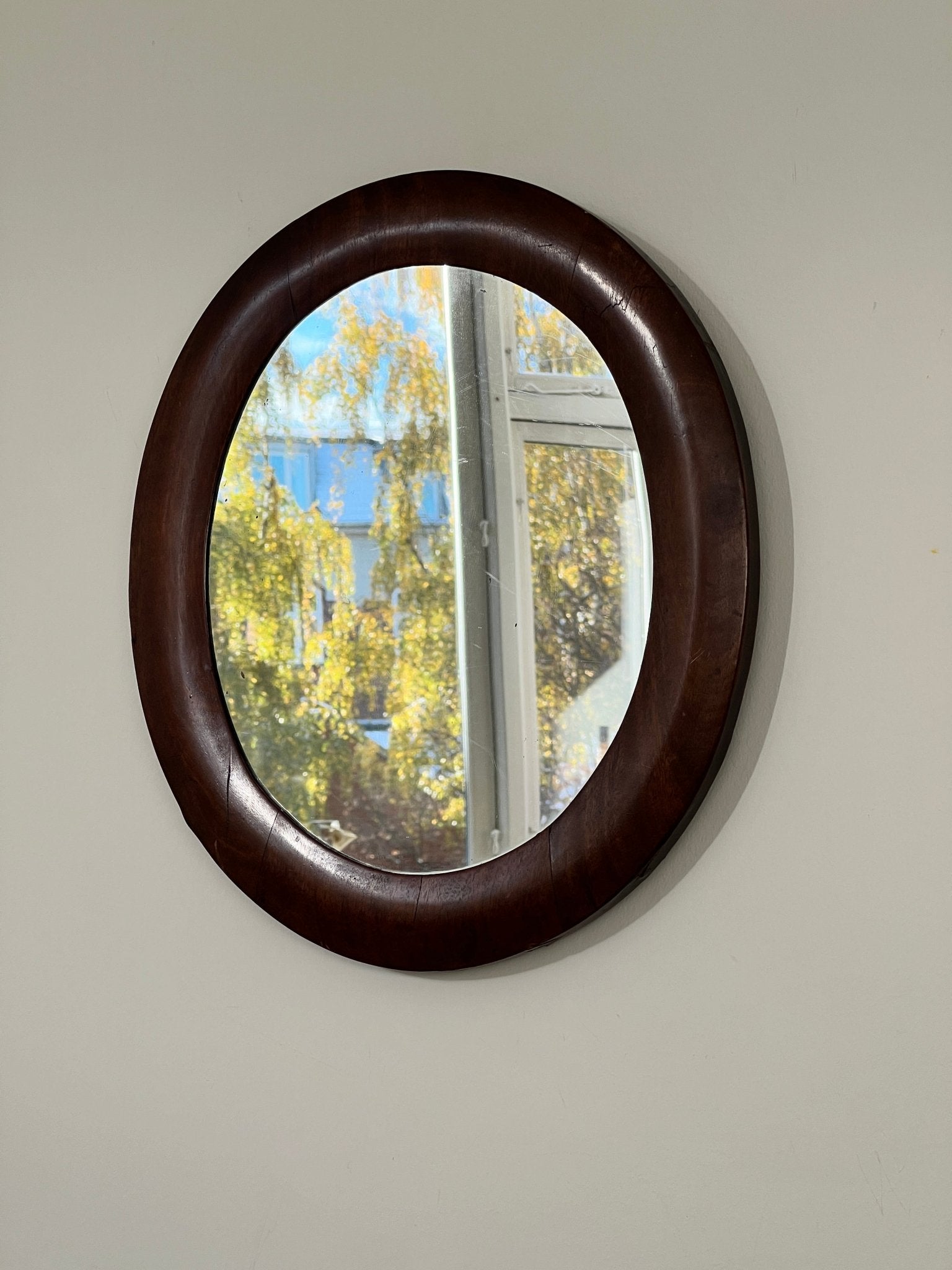 Small oval mirror - NEROLI