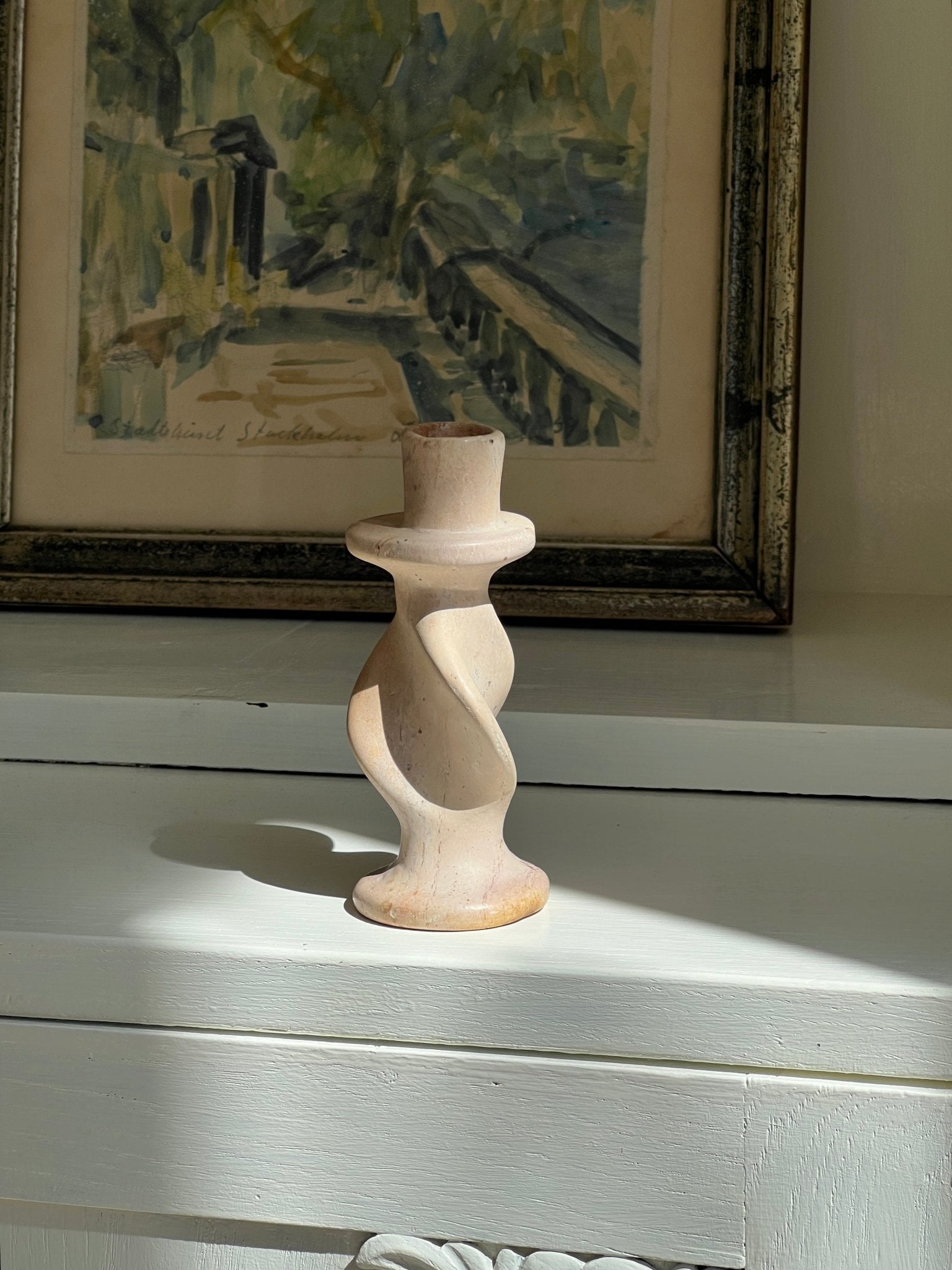 Soapstone candleholder - NEROLI