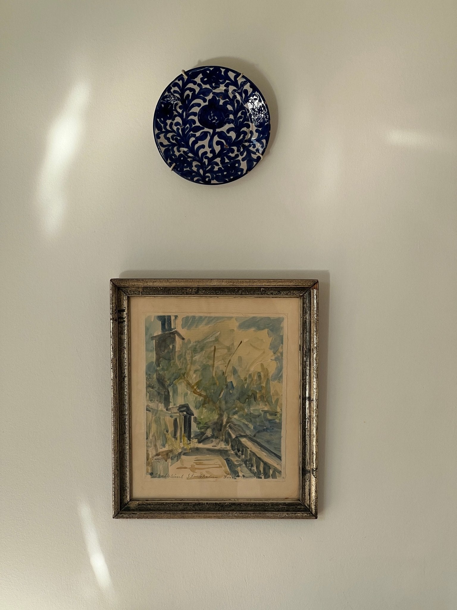 Spanish wall plate - NEROLI