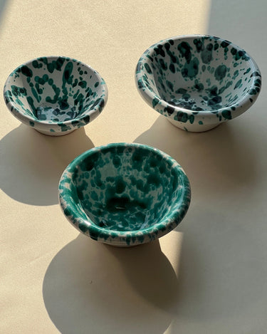 Speckled ceramic bowls - NEROLI