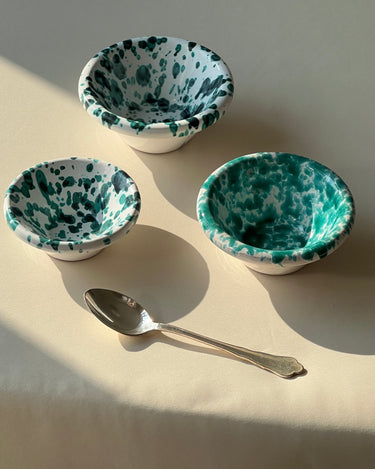 Speckled ceramic bowls - NEROLI