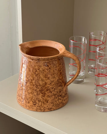 Speckled ceramic pitcher - NEROLI