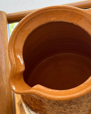 Speckled ceramic pitcher - NEROLI