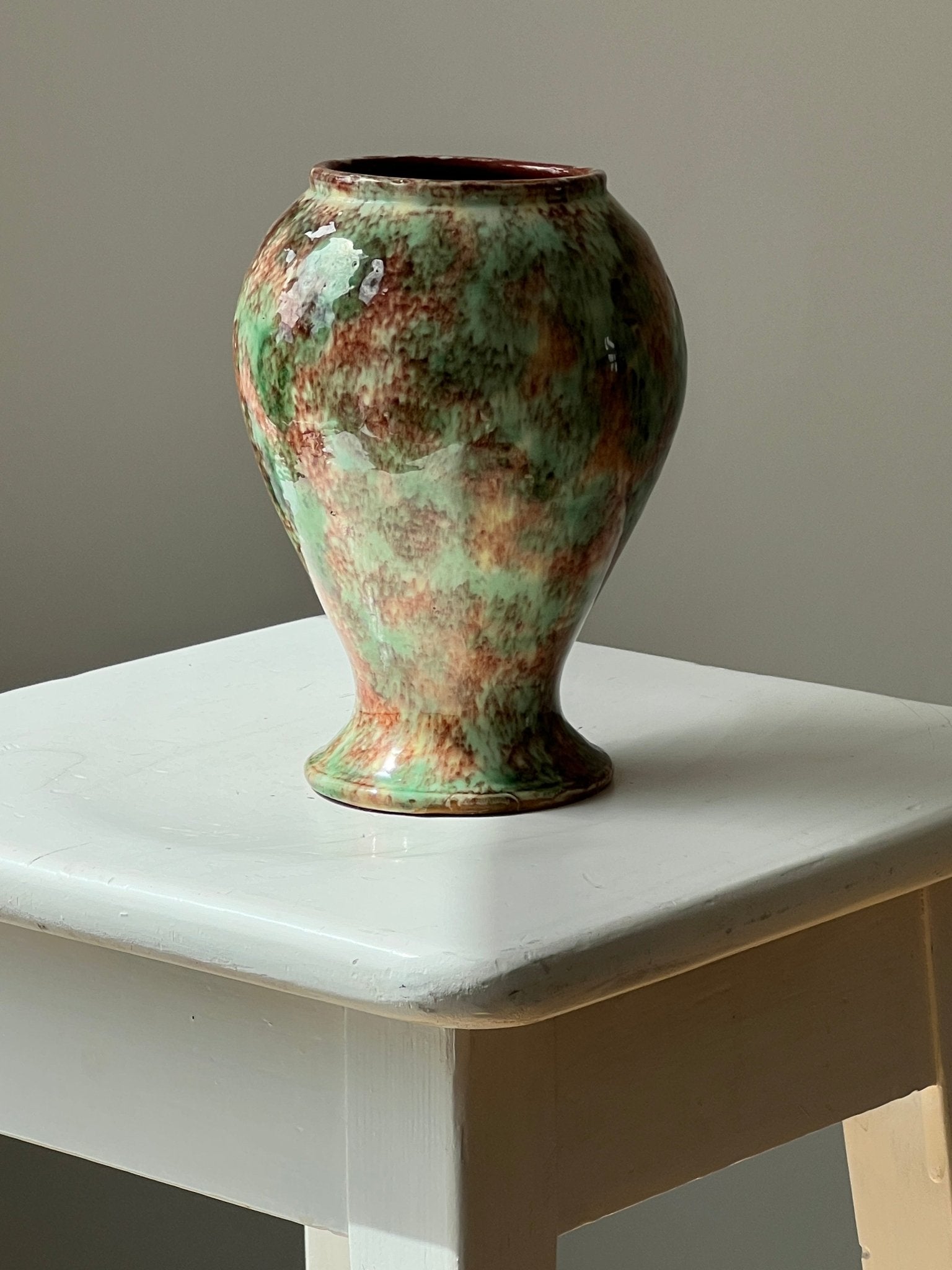 Speckled ceramic vase - NEROLI