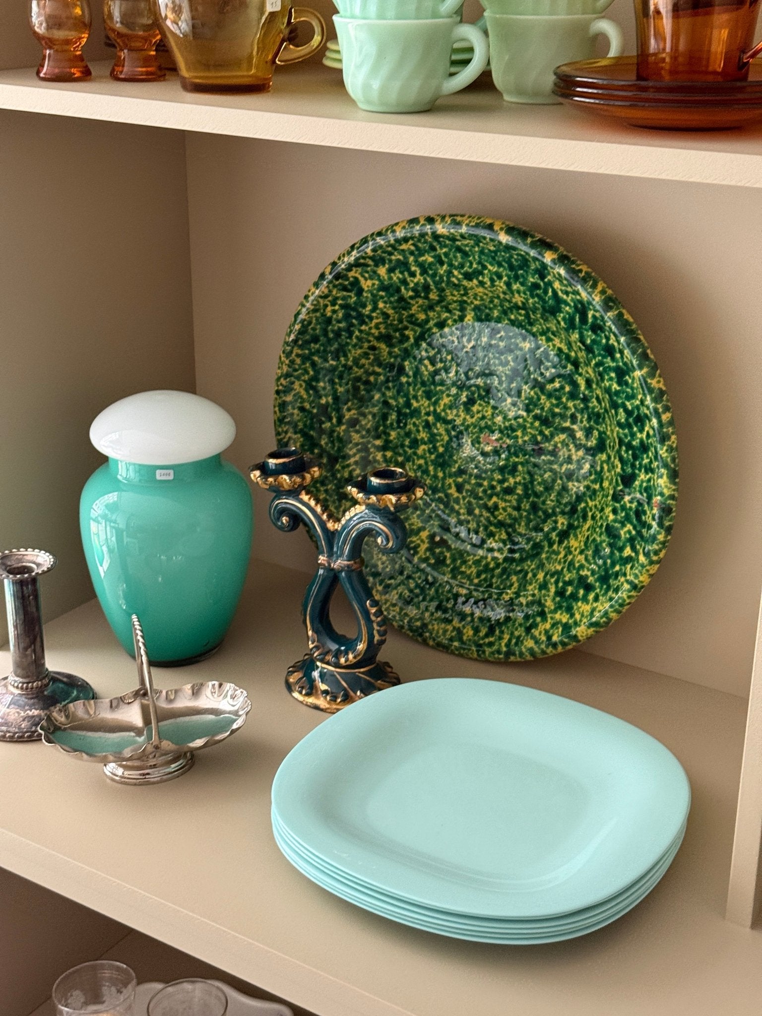 Speckled platter - NEROLI