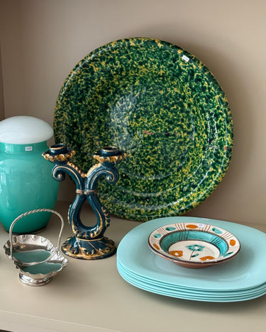 Speckled platter - NEROLI