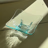 Squared glass bowl - NEROLI