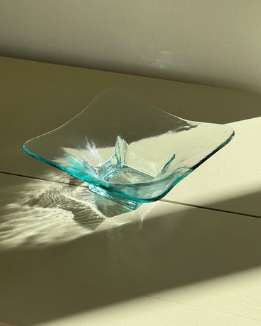 Squared glass bowl - NEROLI