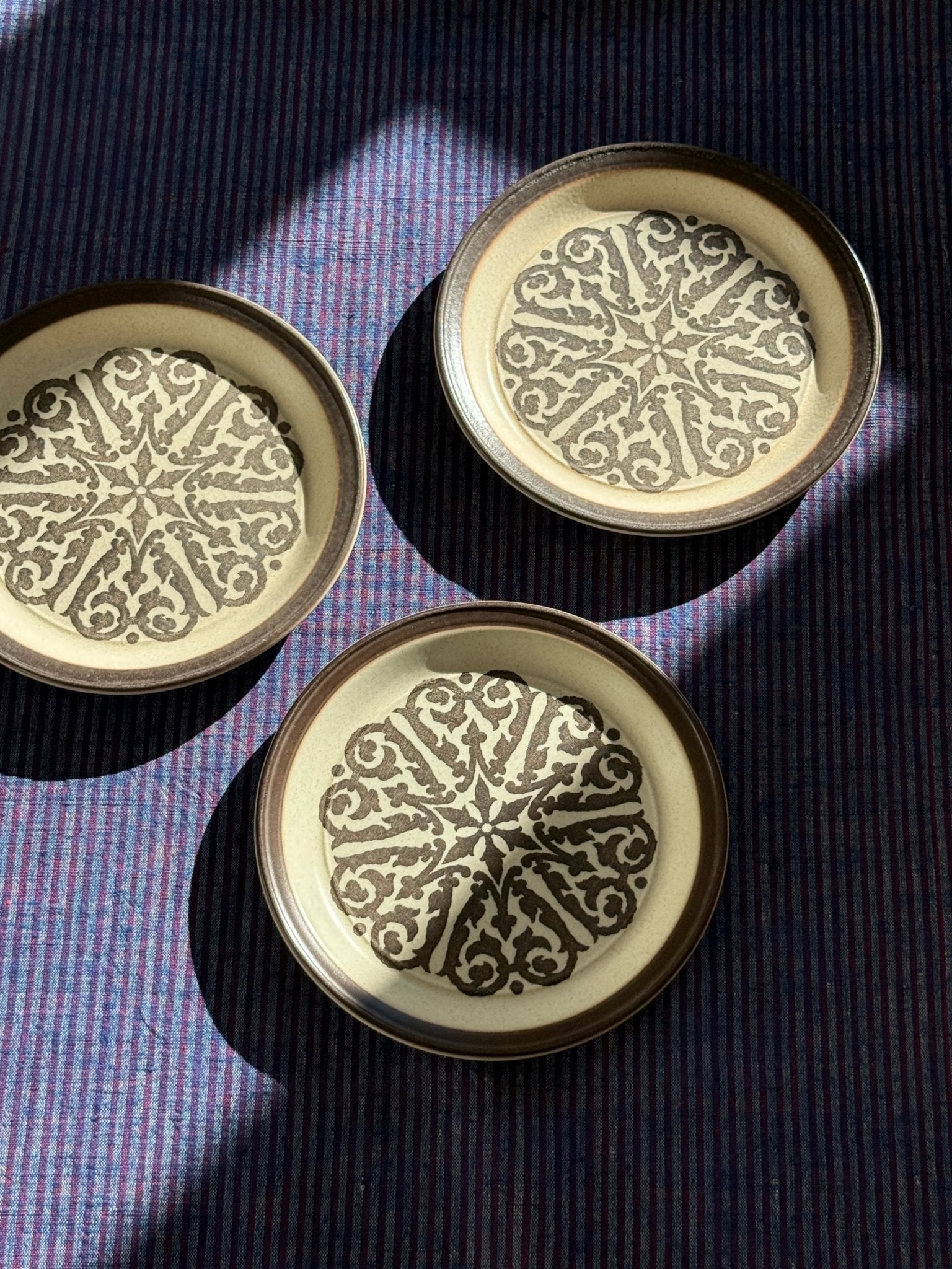 Staffordshire side plates (3 pcs) - NEROLI