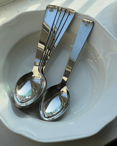 Stainless steel spoons (6 pcs) - NEROLI