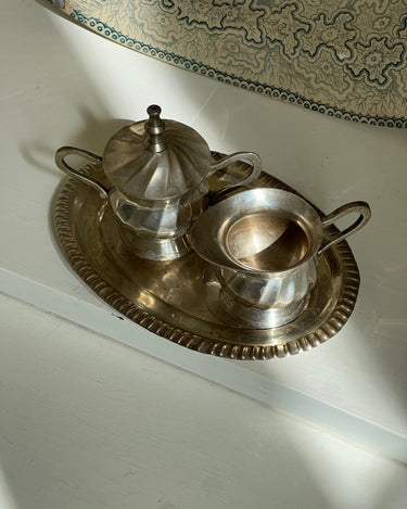 Sugar bowl and creamer set - NEROLI