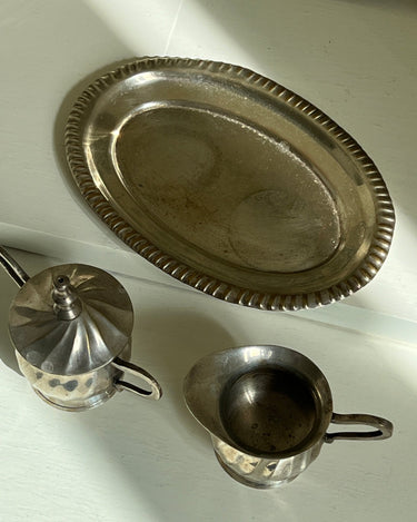 Sugar bowl and creamer set - NEROLI