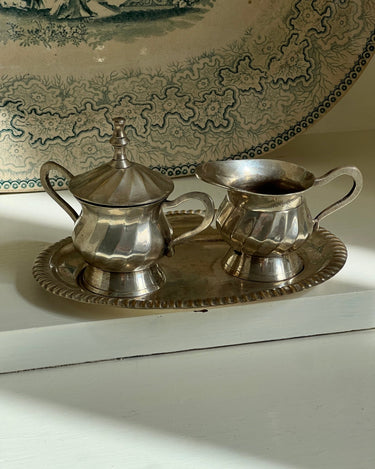 Sugar bowl and creamer set - NEROLI