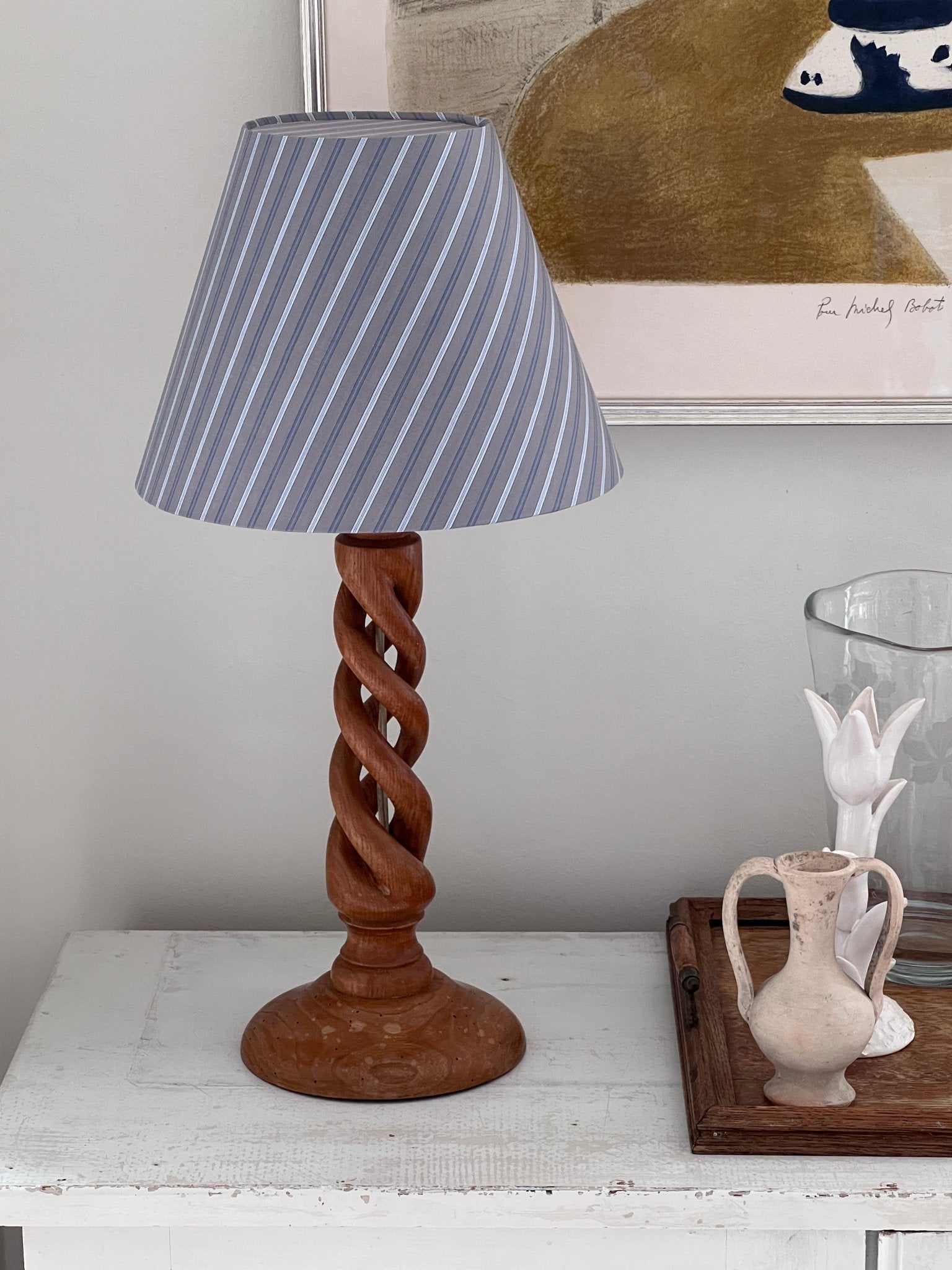 Sugar - twisted table lamp - NEROLI