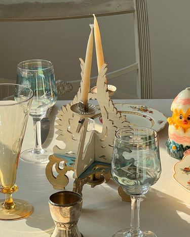 Swan candelabra - NEROLI