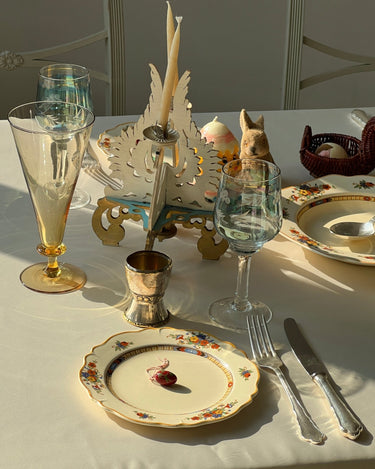 Swan candelabra - NEROLI