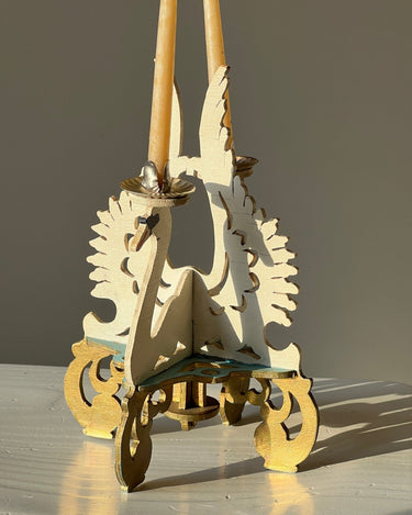 Swan candelabra - NEROLI