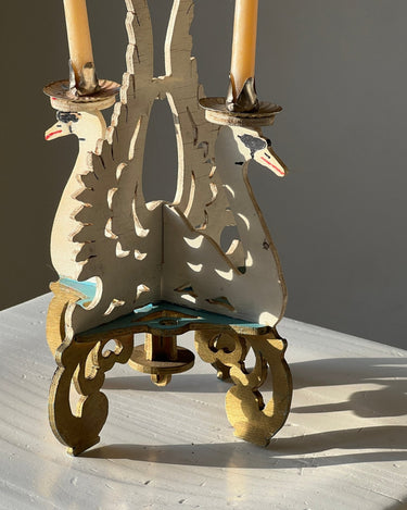 Swan candelabra - NEROLI