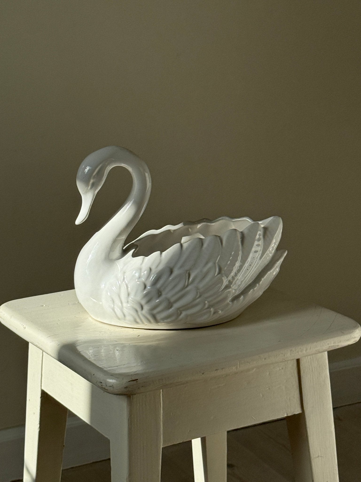 Swan vase - NEROLI