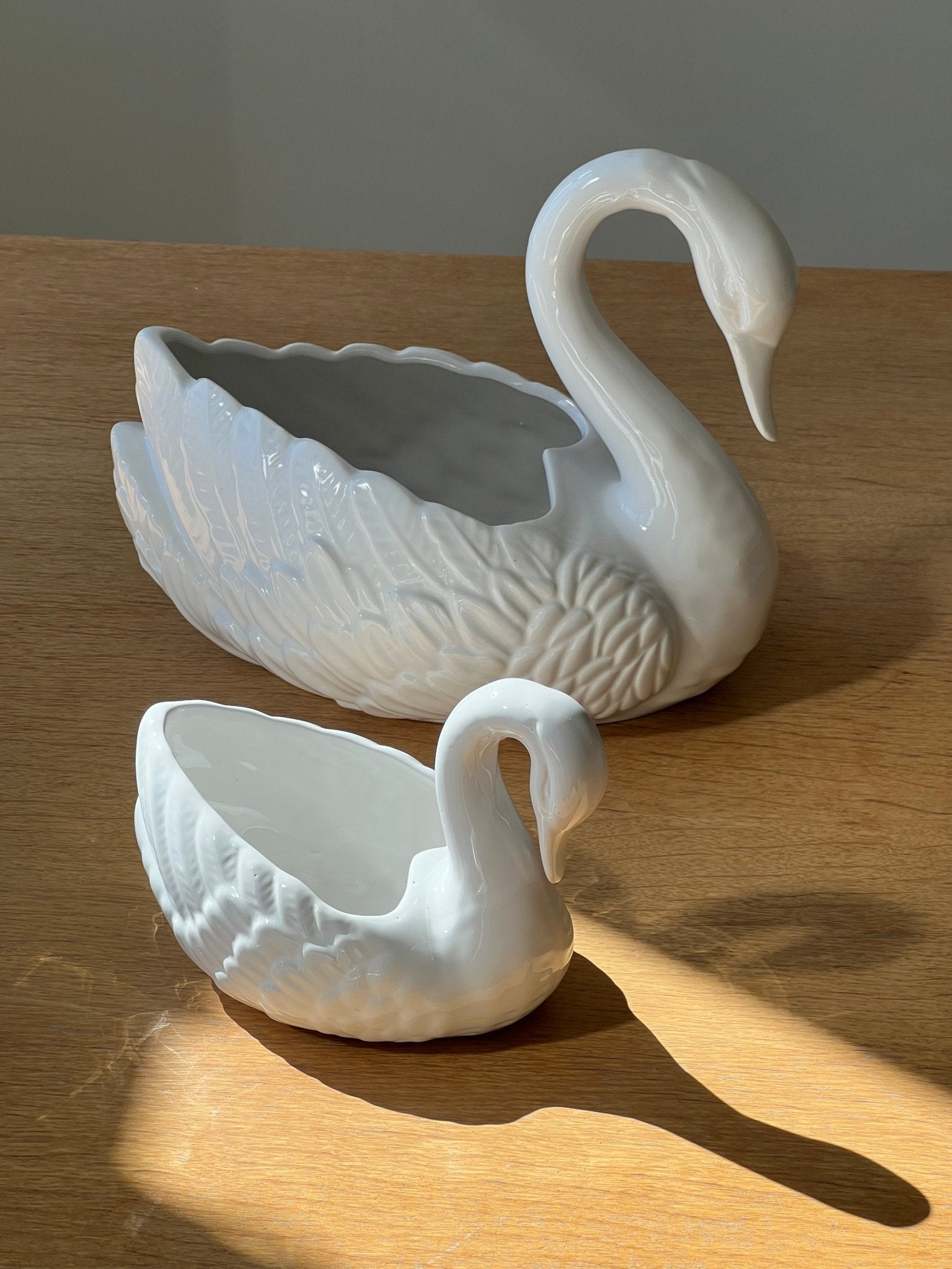 Swan vase - NEROLI