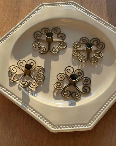 Swirl candlesticks - NEROLI