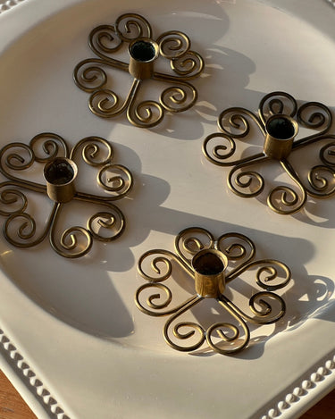 Swirl candlesticks - NEROLI