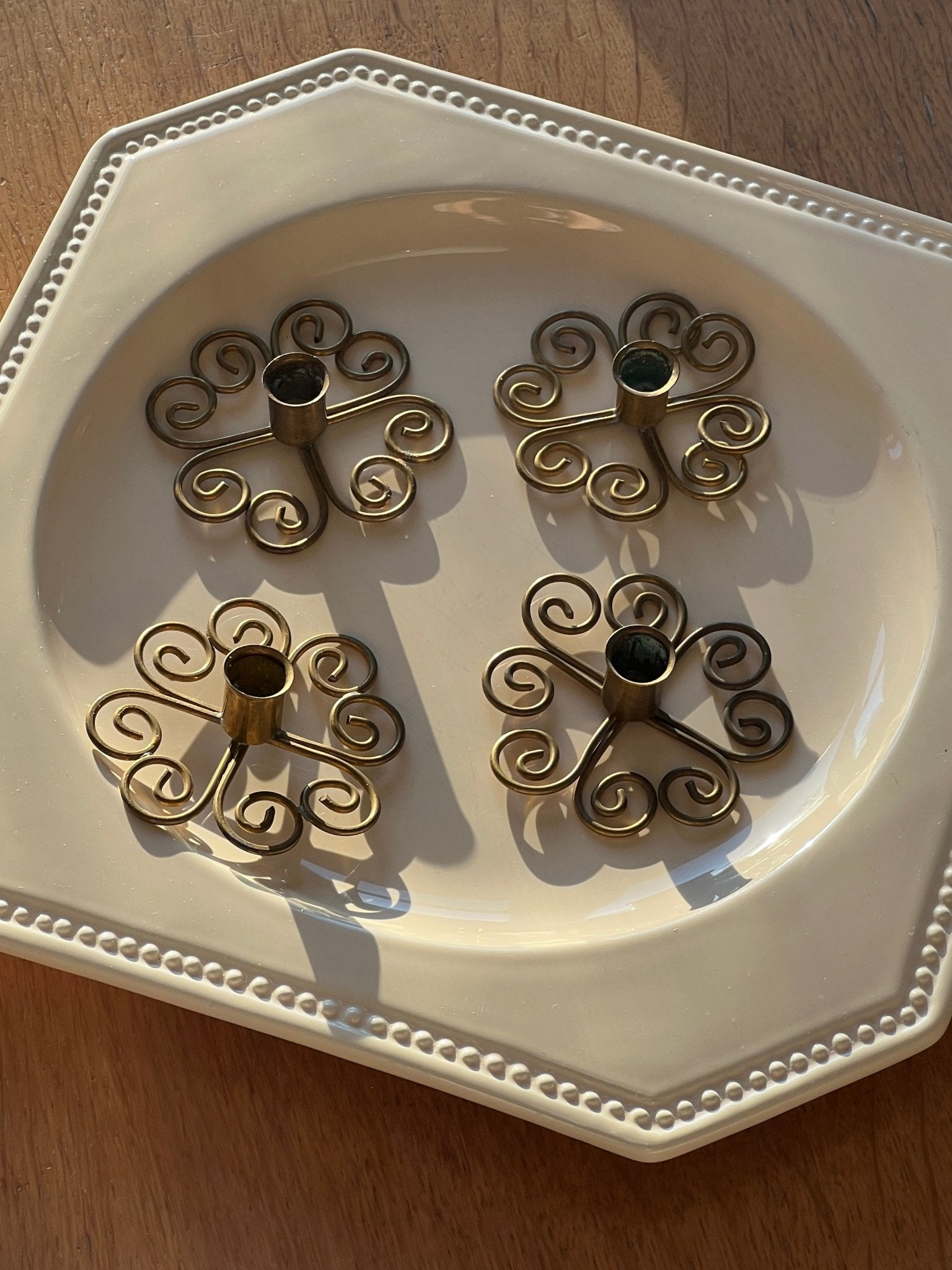 Swirl candlesticks - NEROLI