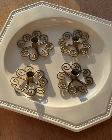 Swirl candlesticks - NEROLI