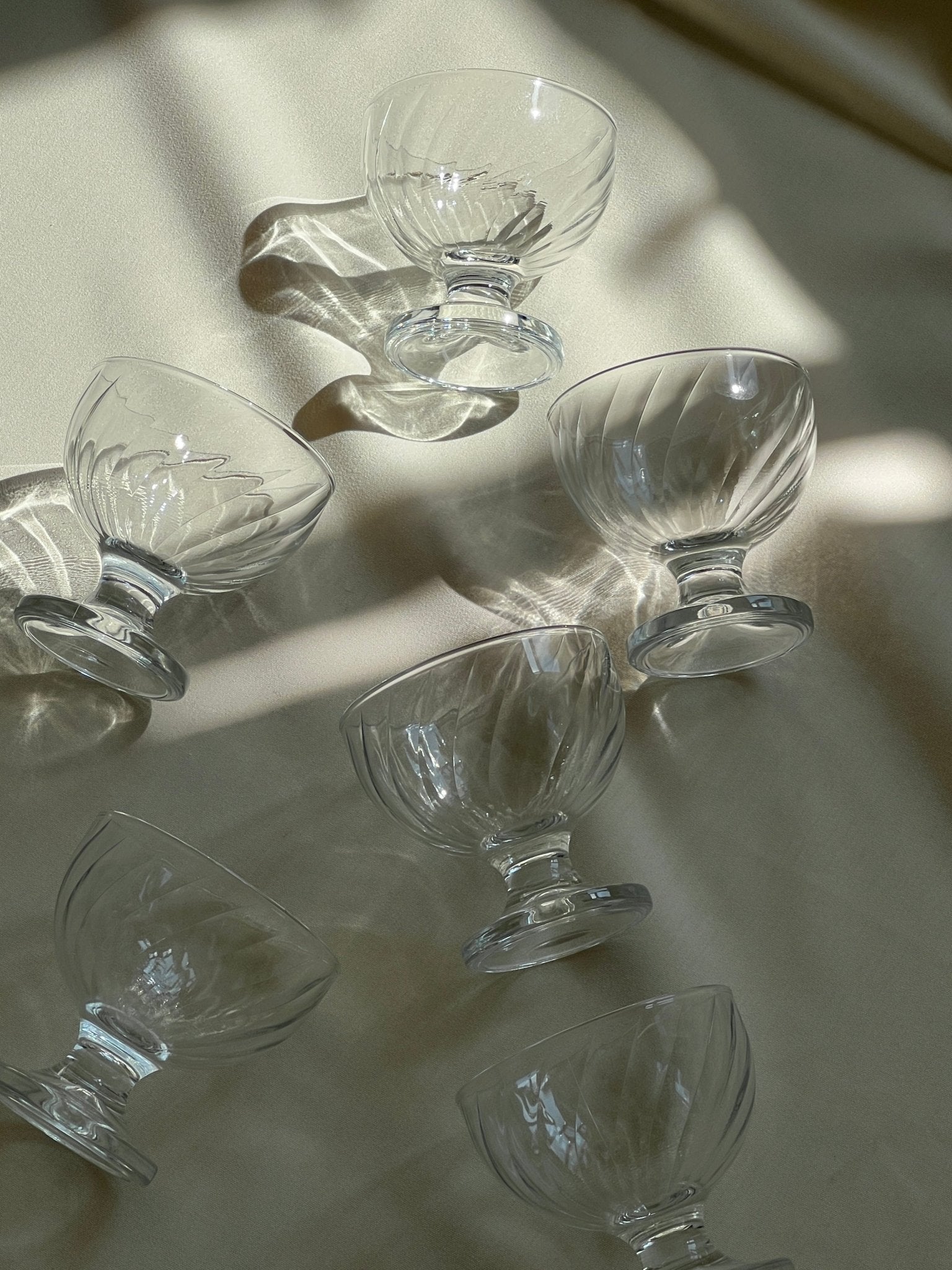 Swirl dessert bowls - NEROLI