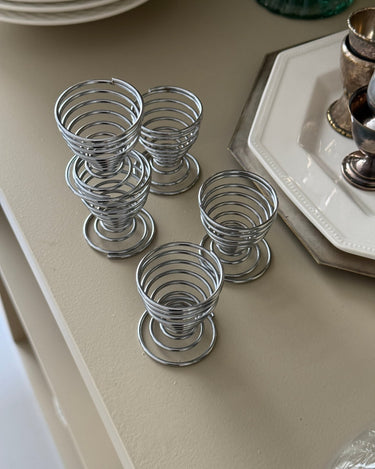 Swirl egg cups (4 pcs) - NEROLI