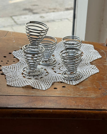 Swirl egg cups (4 pcs) - NEROLI