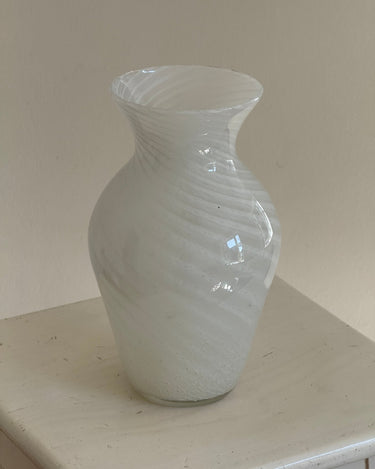 Swirl glass vase - NEROLI
