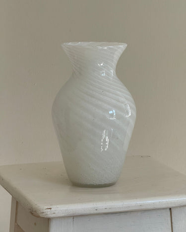 Swirl glass vase - NEROLI