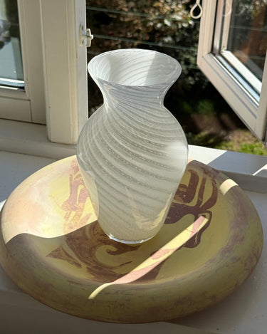 Swirl glass vase - NEROLI