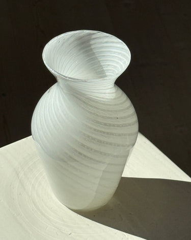 Swirl glass vase - NEROLI